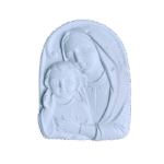 Nossa Senhora da Saúde Aplique em Resina