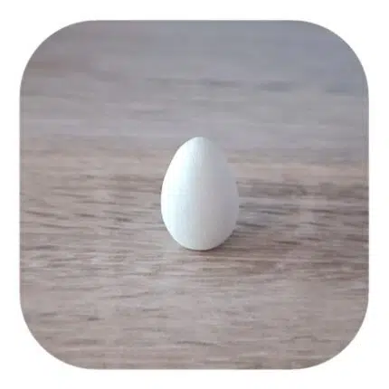 Ovo Confeccionado em Resina 2,5cm