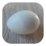 Ovo Confeccionado em Resina para Artesanato 5cm - Imagem 2