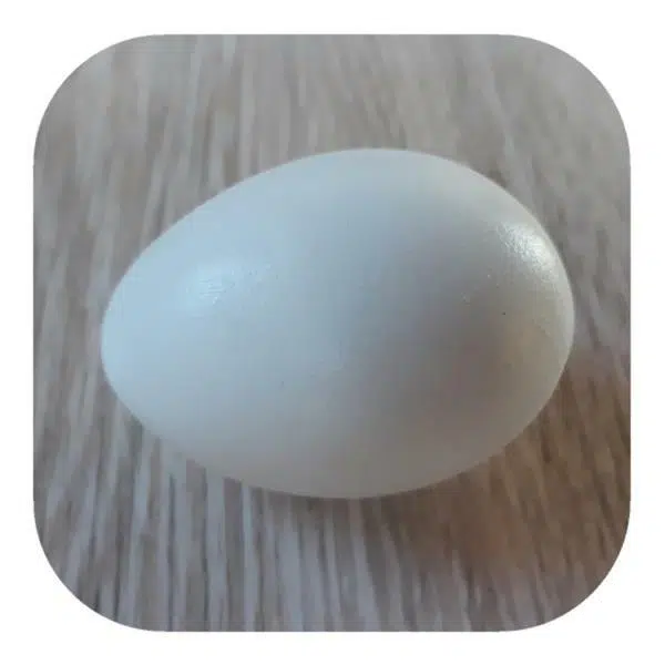 Ovo Confeccionado em Resina para Artesanato 5cm - Imagem 2