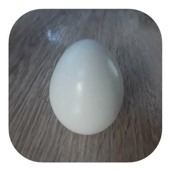Ovo Confeccionado em Resina para Artesanato 5cm - Imagem 3
