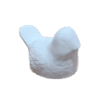 Passarinho Confeccionado em Resina