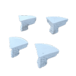 Pé para Bandeja em Resina