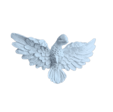 Pomba Divino Espírito Santo Em Resina