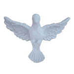 Pomba Divino Espírito Santo em Resina