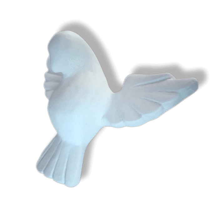 Pomba Divino Espírito Santo em Resina