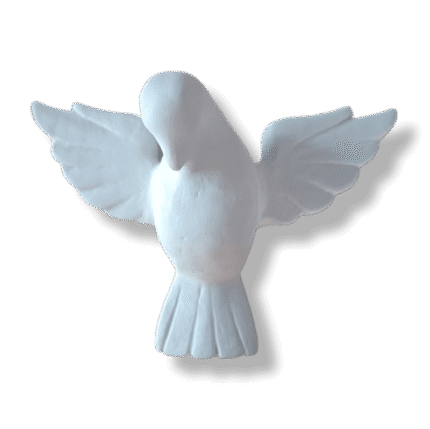 Pomba Divino Espírito Santo em Resina