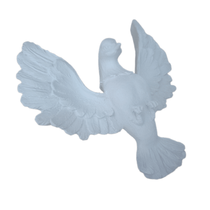 Pomba Divino Espírito Santo em Resina