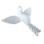 Pomba Divino Espírito Santo em Resina