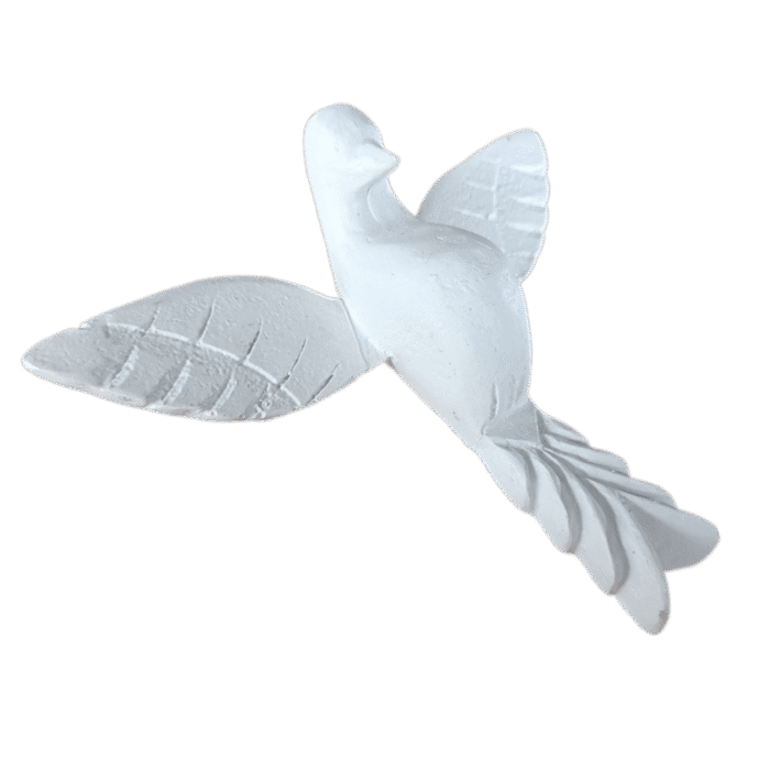 Pomba Divino Espírito Santo em Resina