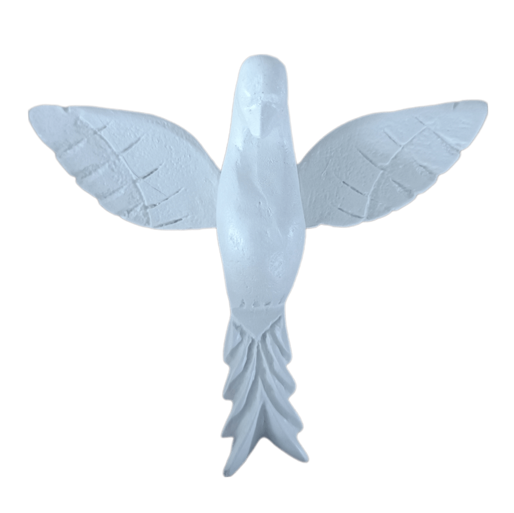 Pomba Divino Espírito Santo em Resina 15cm Pomba Divino Espírito Santo em Resina