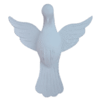 Pomba Divino Espírito Santo em Resina