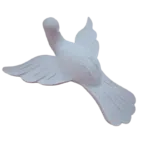 Pomba Divino Espírito Santo em Resina