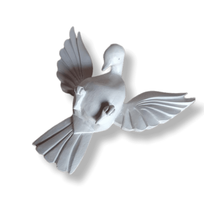 Pomba Divino Espírito Santo em Resina