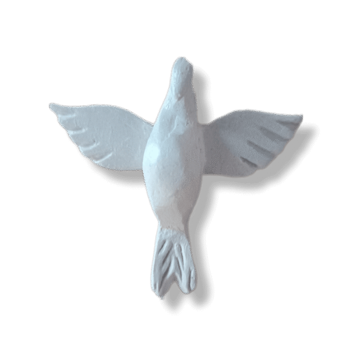 Pomba Divino Espírito Santo em Resina