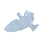 Pomba Divino Espírito Santo em Resina