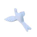 Pomba Divino Espírito Santo em Resina 8cm