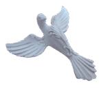 Pomba Divino Espírito Santo em Resina