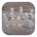 Presépio Infantil Baby Confeccionado em Resina 8cm - Imagem 12