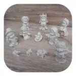 Presépio Infantil Baby Confeccionado em Resina 8cm - Imagem 12