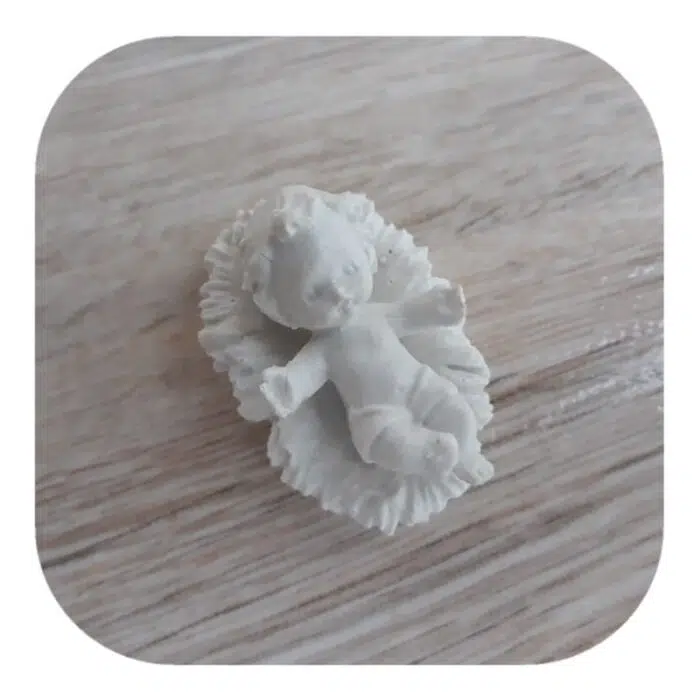 Presépio Infantil Baby Confeccionado em Resina 8cm - Imagem 3