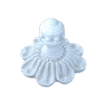 Puxador de Tampa Redondo em Resina