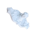 Puxador de Tampa Oval em Resin