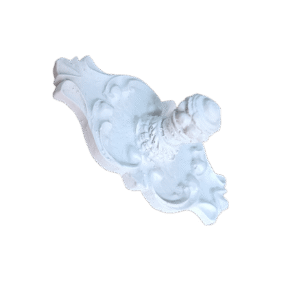 Puxador de Tampa Oval em Resin