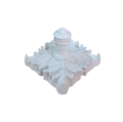 Puxador de Tampa Quadrado em Resina