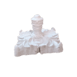 Puxador de Tampa Quadrado em Resina