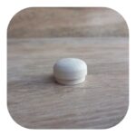 Puxador de Tampa Redondo em Resina