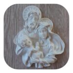 Sagrada Família Aplique em Resina