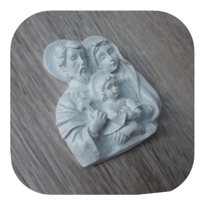 Sagrada Família Aplique em Resina 6cm - Imagem 2