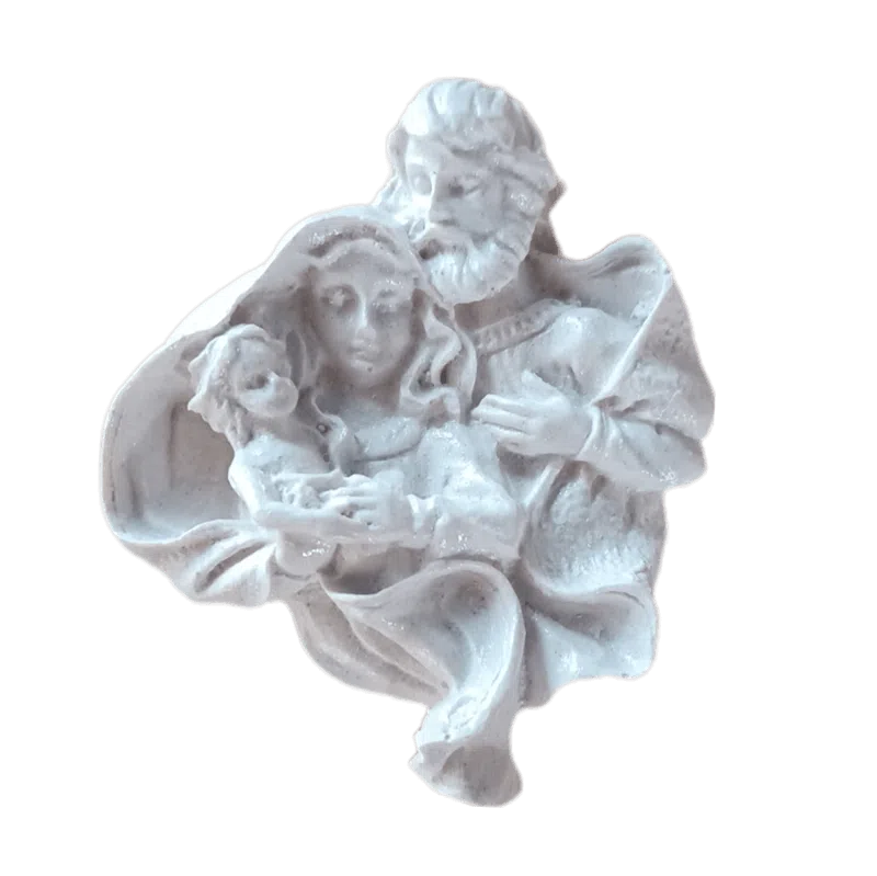 Sagrada Família Aplique em Resina 6cm Sagrada Família Aplique em Resina 6cm