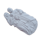 Sagrada Família Aplique em Resina