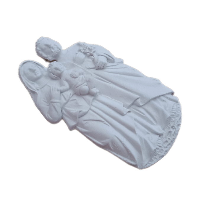 Sagrada Família Aplique em Resina