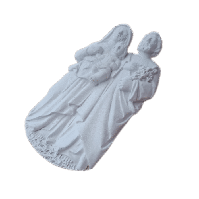 Sagrada Família Aplique em Resina