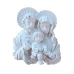 Sagrada Família Resplendor Aplique em Resina