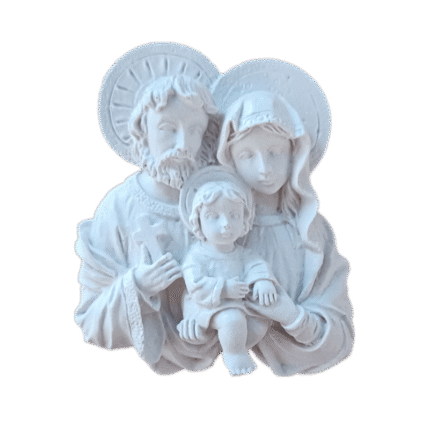 Sagrada Família Resplendor Aplique em Resina