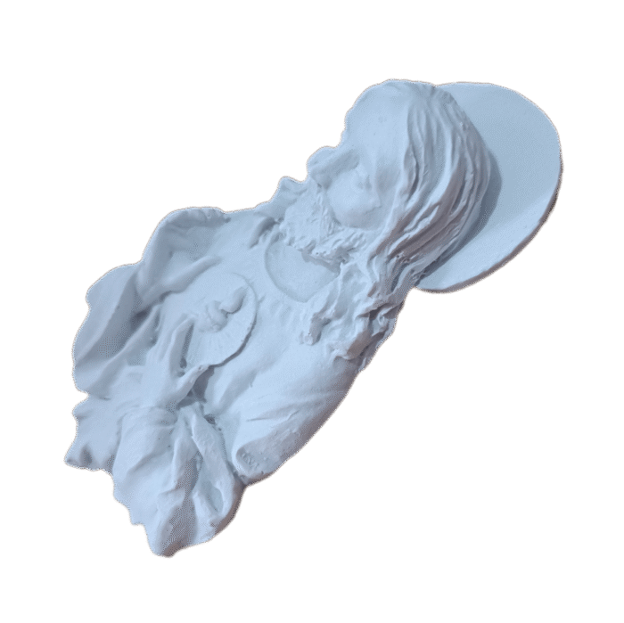 Sagrado Coração de Jesus Aplique em Resina