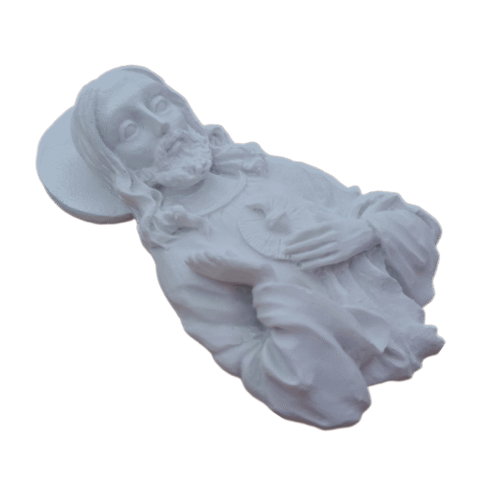 Sagrado Coração de Jesus Aplique em Resina