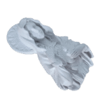 Sagrado Coração de Maria Aplique em Resina