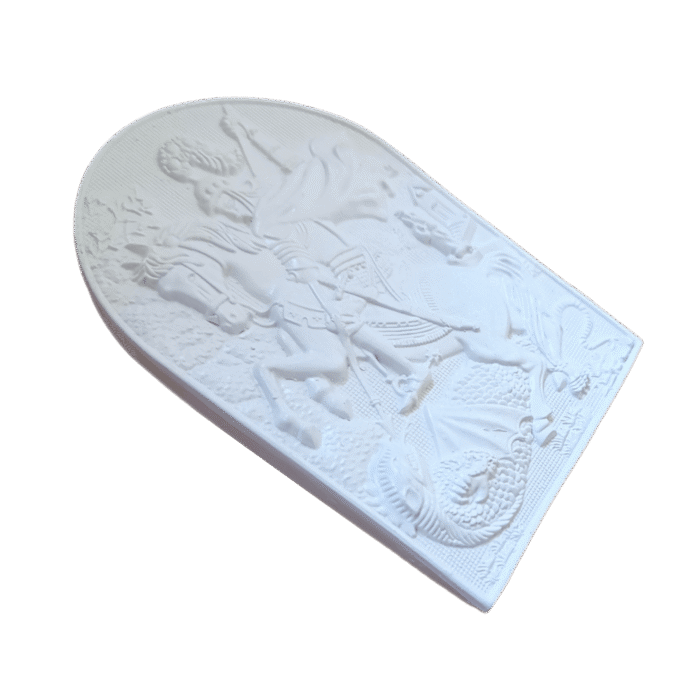 São Jorge Aplique ou Parede em Resina