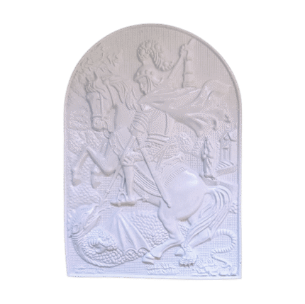 São Jorge Aplique ou Parede em Resina