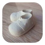 Sapatinho Confeccionado em Resina