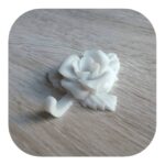 Suporte Guardanapo Flor em Resina 8cm - Imagem 2