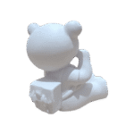 Ursinho Confeccionado em Resina 5cm