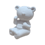 Ursinho Confeccionado em Resina 5cm