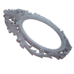 Moldura Oval Confeccionada em Resina