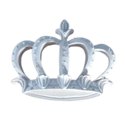 Coroa Aplique Confeccionada em Resina 8cm